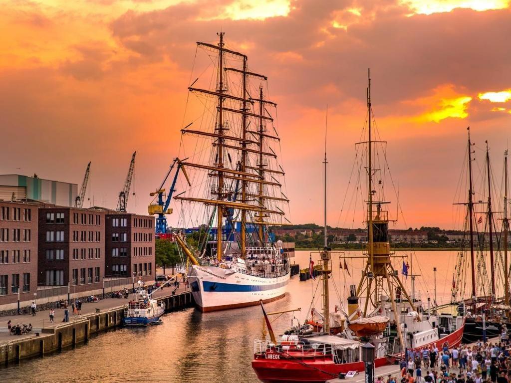 Ohlerich Speicher App_ 41 Wismar Exterior foto